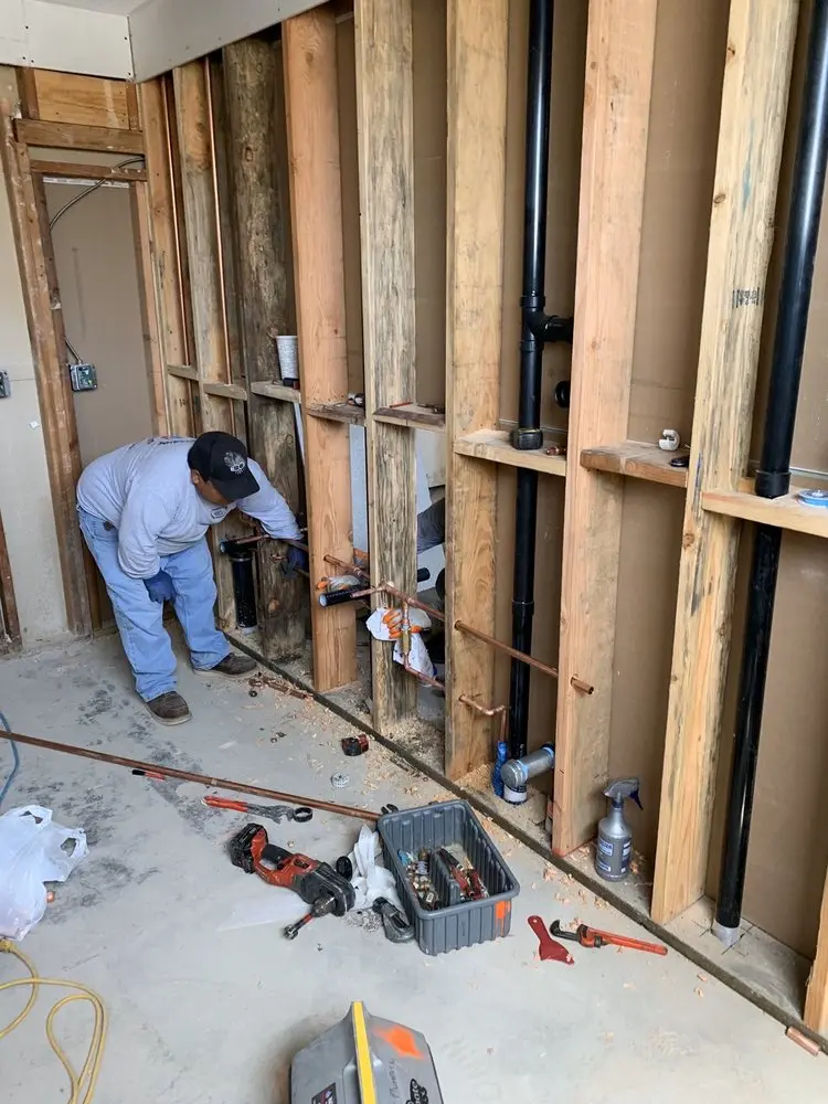 Commercial rough-in plumbing for Water Heater Replacement in Candle Brook
